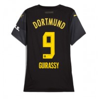 Camiseta Borussia Dortmund Serhou Guirassy #9 Segunda Equipación Replica 2024-25 para mujer mangas cortas